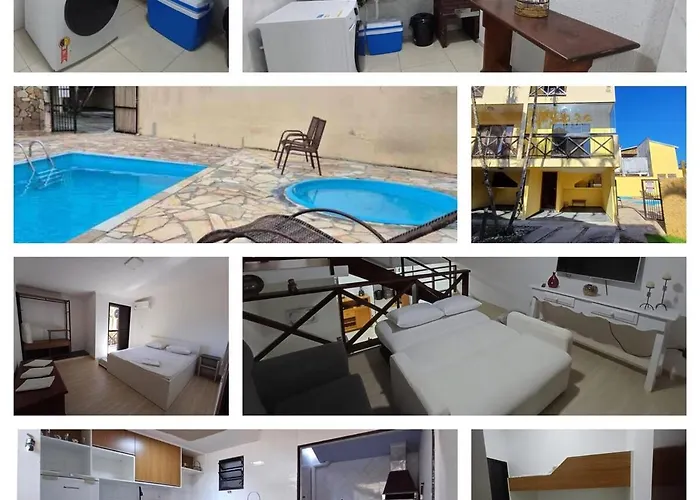 Triplex - Ar Condicionado - Roupas De Cama - Piscina - Churrasqueira - Wifi